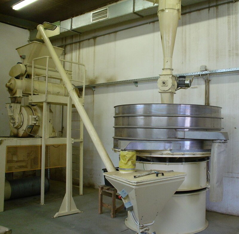 Spracovateľská linka na výrobu peliet z biomasy a bylín