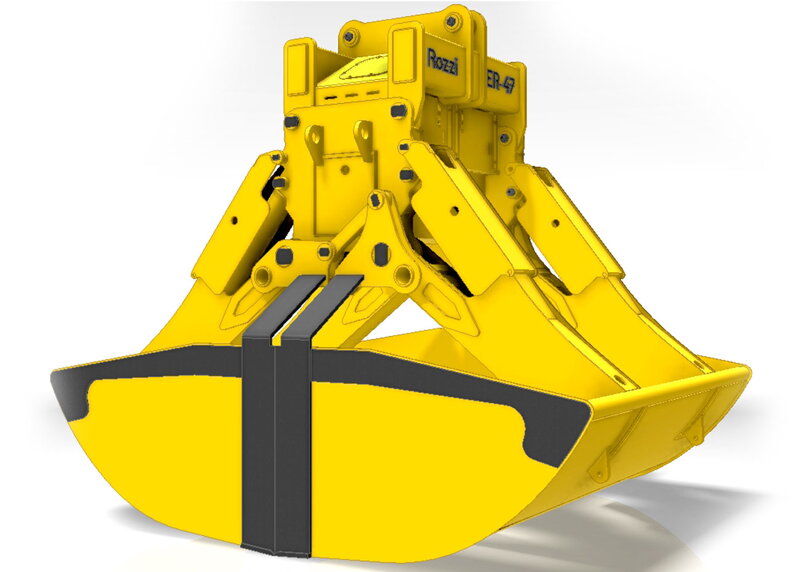 Elektrohydraulické drapáky ER