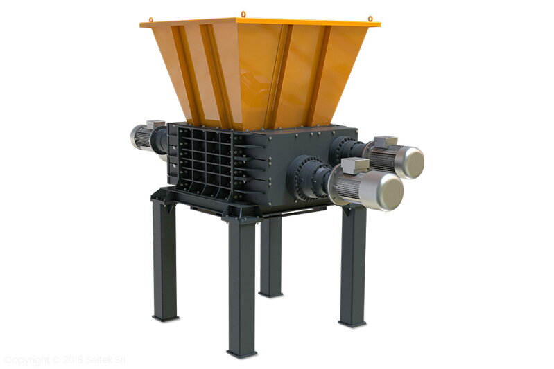 Priemyselný primárny štvorhriadeľový drvič F