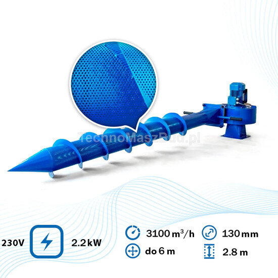 Prevzdušňovač GF-2800 pre obilie | 2,2 kW | 230 V Prevzdušňovač GF-2800 pre obilie | 2,2 kW | 230 V