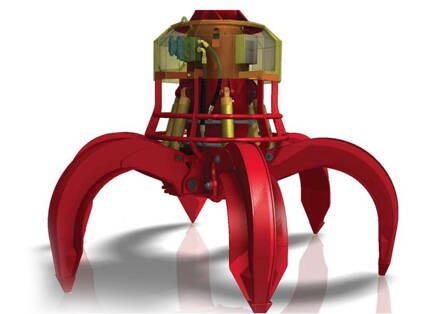 Elektrohydraulické drapáky ER