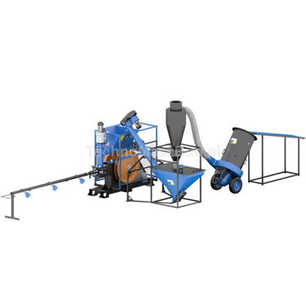  linky na výrobu brikiet LDB‑350 s výkonom 44,5kW