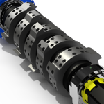 Dvojhriadeľový drvič D